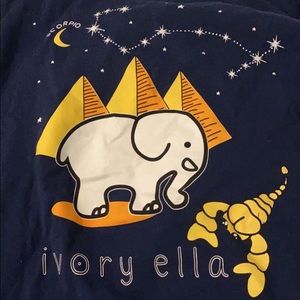 Navy blue Scorpio ivory Ella shirt